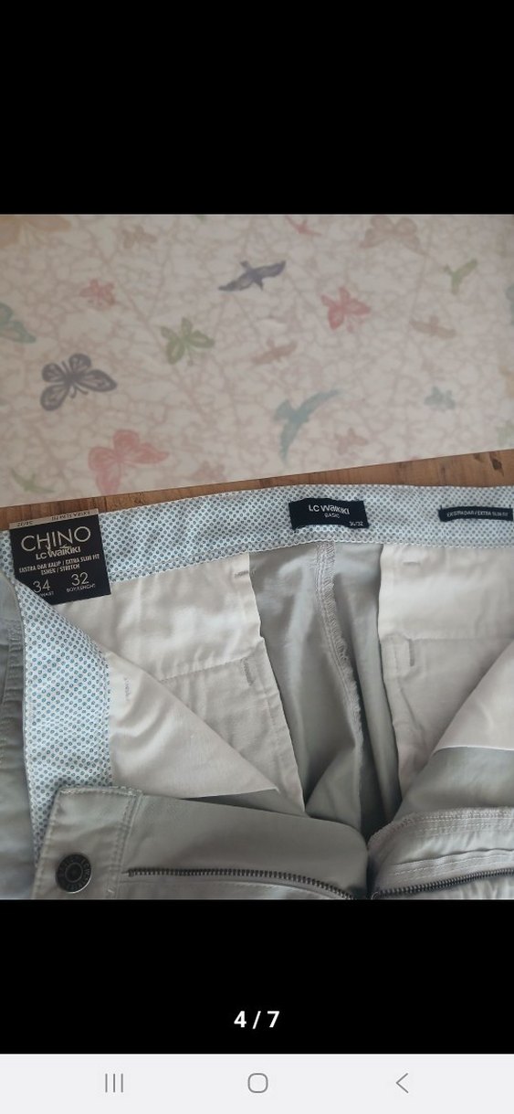 Lcw Bej Regular Fit Keten Erkek Pantolon - Görsel 4