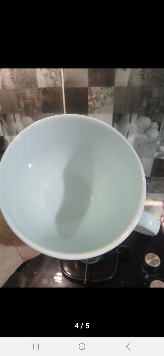 Renkli gülen yüz desenli beyaz kupa - Görsel 4