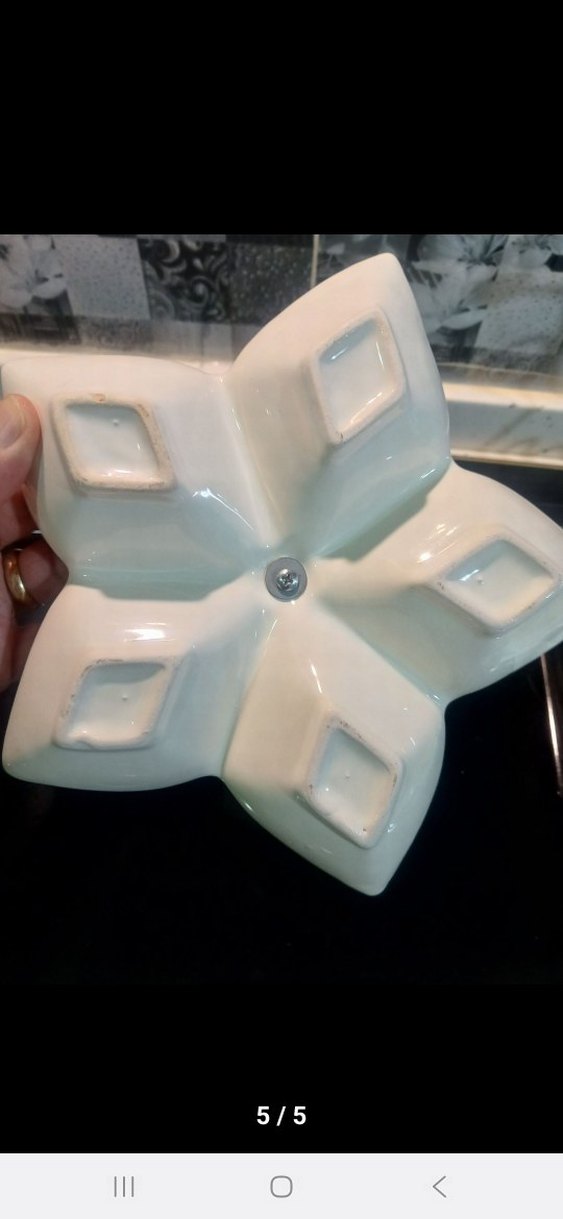 Çiçek Desenli Beyaz dekoratif çerezlik - Görsel 5