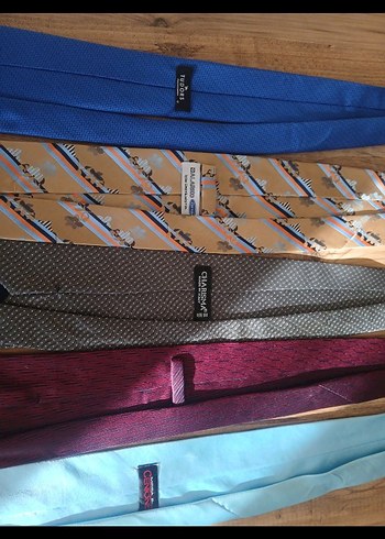 Vintage Çok Renkli Erkek Kravat Seti - Görsel 3