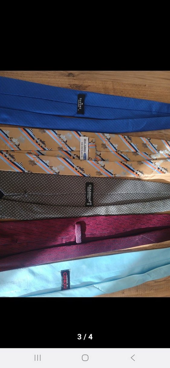 Vintage Çok Renkli Erkek Kravat Seti - Görsel 3