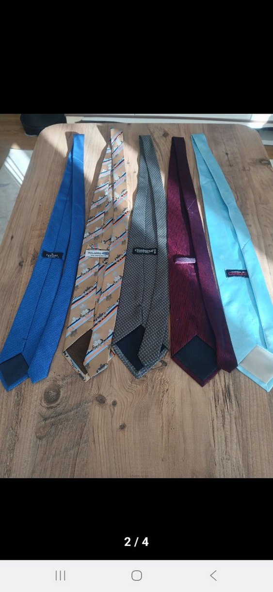 Vintage Çok Renkli Erkek Kravat Seti - Görsel 2