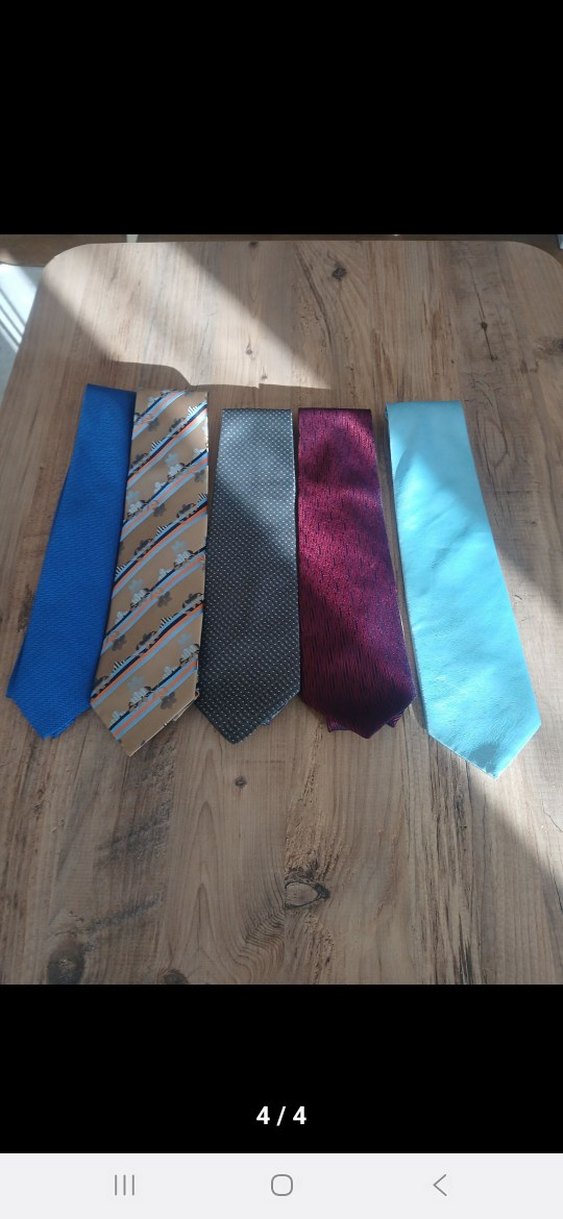 Vintage Çok Renkli Erkek Kravat Seti - Görsel 4
