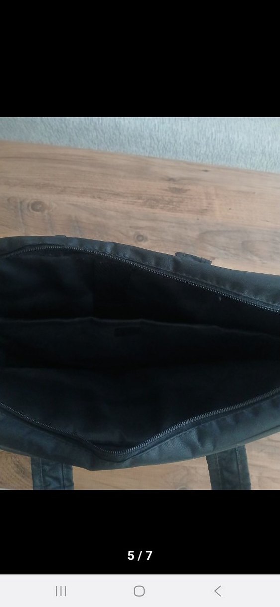 Fermuarlı Siyah Erkek Evrak ve bilgisayar Çantası - Görsel 5