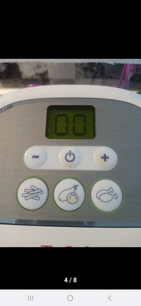 Tefal Dijital Kontrollü Beyaz Gri Fritöz Actfry express - Görsel 4