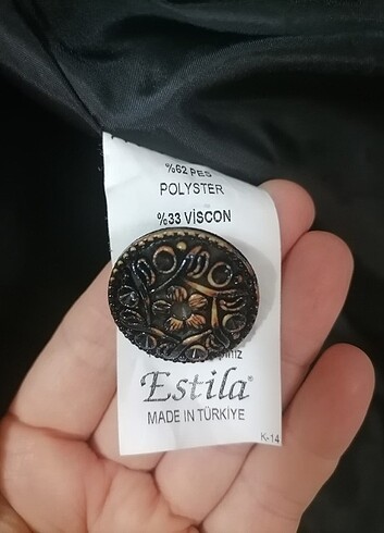 Bayan kaşe palto - Görsel 6