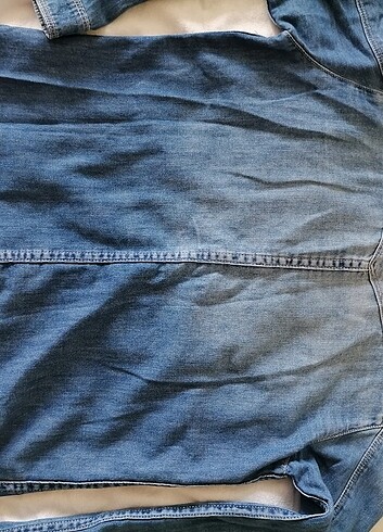 Kız çocuk kot gömlek - Görsel 3