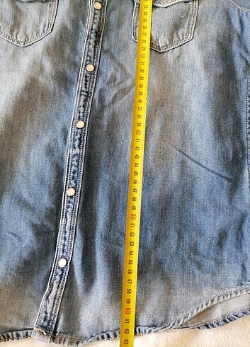 Kız çocuk kot gömlek - Görsel 5