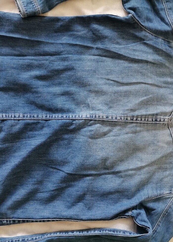 Kız çocuk kot gömlek - Görsel 3