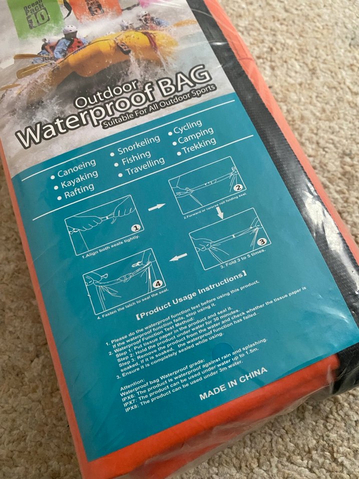 Waterproof Ocean Pack 10L Çanta - Görsel 5