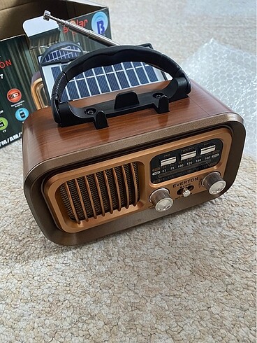 Retro Nostalji Bluetooth Radyo Usb