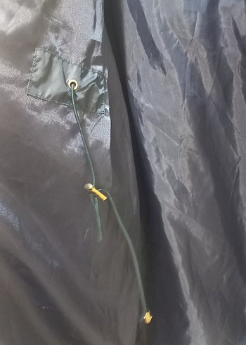 Parlak Mavi Midi Kadın Yağmurluk - Görsel 3