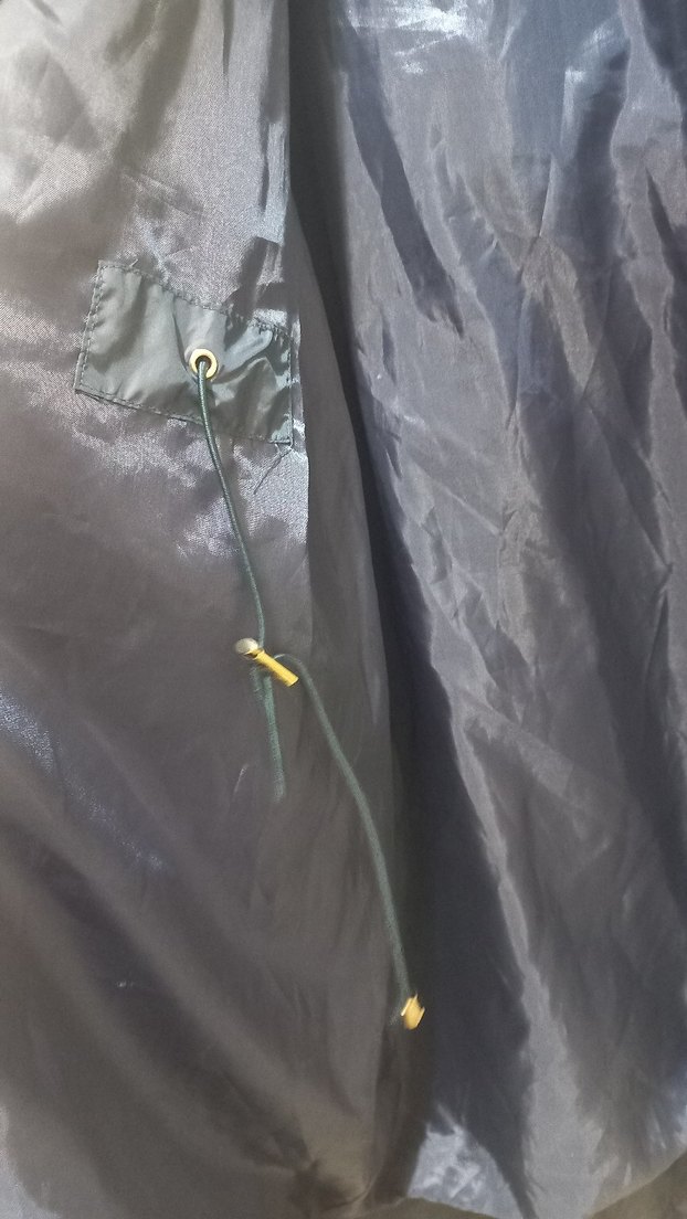 Parlak Mavi Midi Kadın Yağmurluk - Görsel 3