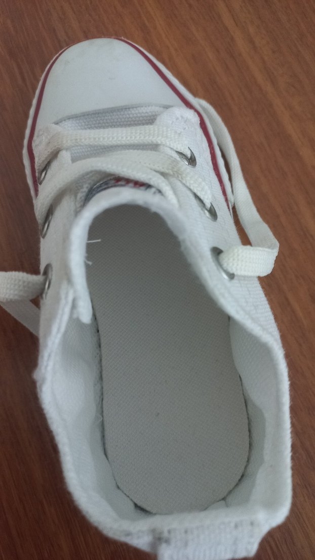 Beyaz Bağcıklı Kız Çocuk Spor Ayakkabı - Görsel 5