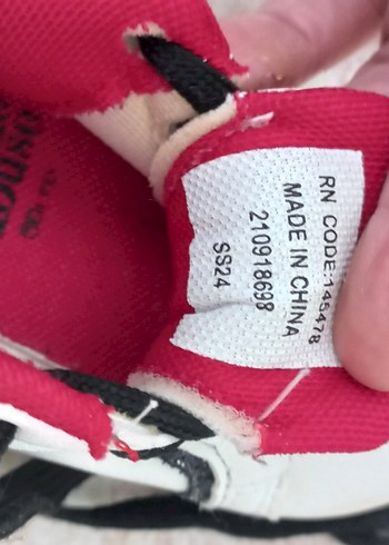 Kız Çocuk Beyaz Minnie Nakışlı Spor Ayakkabı - Görsel 8