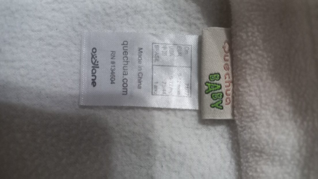 Kız Çocuk Beyaz Fermuarlı polarli Yelek - Görsel 5