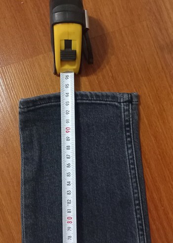 bayan dar paca kot pantolon - Görsel 5