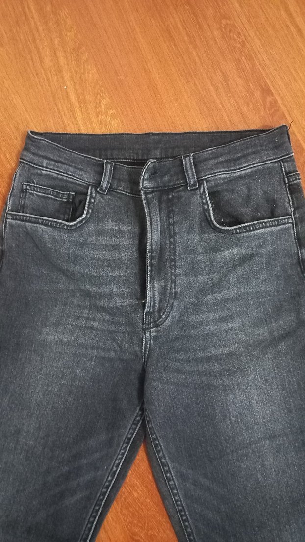 bayan dar paca kot pantolon - Görsel 2