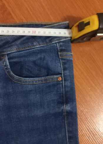 Mavi Elastik Kadın Kot Pantolon - Görsel 4