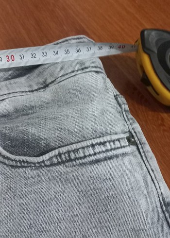 Gri erkek Denim Regular Fit Jean - Görsel 5