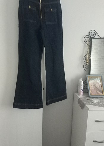 Diğer Kadın Lacivert Normal Boy Kot Pantolon