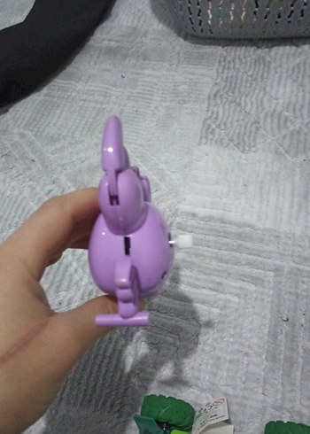 Mor Renkli Oyuncak Yengeç Figürü - Görsel 3