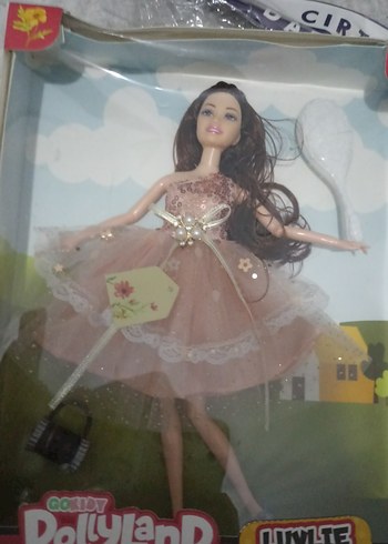 Bej Renkli Pullu Elbiseli Bebek - Görsel 2