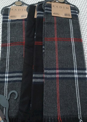 Kadim Erkek Ekose Desenli Midi Atkı - Görsel 7