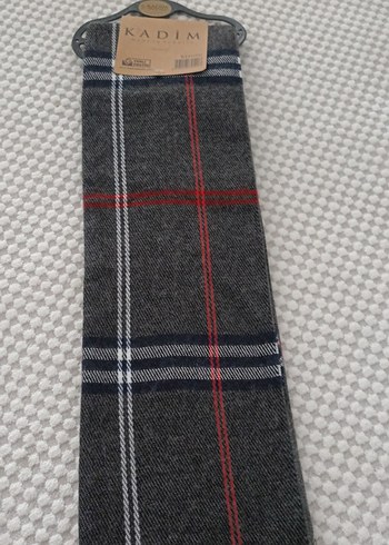 Kadim Erkek Ekose Desenli Midi Atkı - Görsel 8