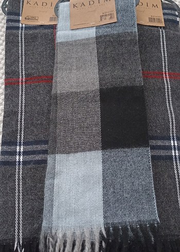 Kadim Erkek Ekose Desenli Midi Atkı - Görsel 10