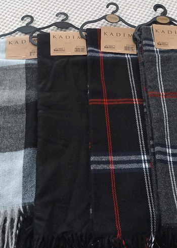 Kadim Erkek Ekose Desenli Midi Atkı - Görsel 11