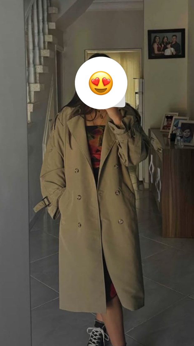 Kadın Camel Midi Trençkot - Görsel 2