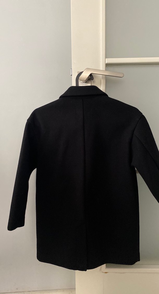 Siyah Düğmeli Regular Fit Kaban - Görsel 3