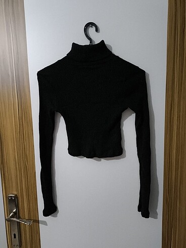 Diğer Crop Triko Kazak