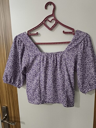 Diğer Çiçekli crop bluz
