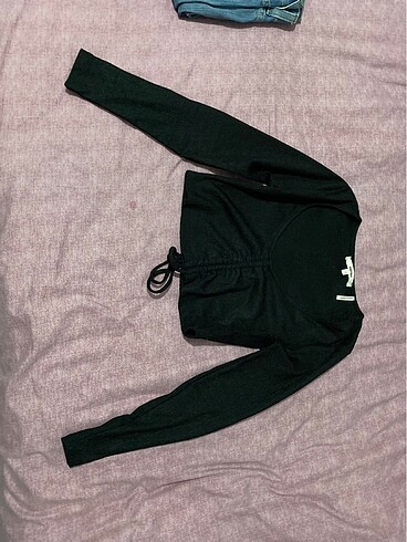 Koton siyah crop