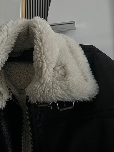 s Beden siyah Renk Stradivarius deri ceket