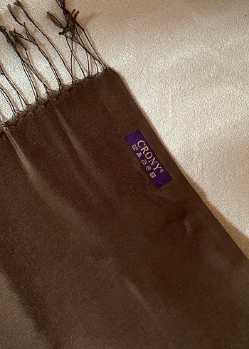 Crony Kadın Kahverengi Şal - Görsel 3