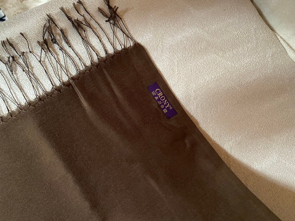 Crony Kadın Kahverengi Şal - Görsel 3