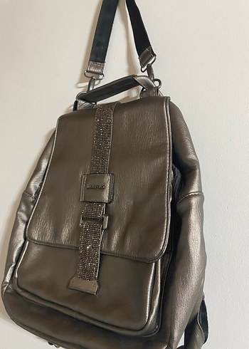Just Polo Taşlı Antrasit Sırt ve Omuz Çantası - Görsel 2