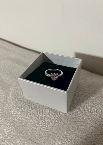 Pembe Taşlı Pandora Kadın Yüzük - Görsel 3