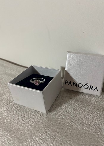 Pembe Taşlı Pandora Kadın Yüzük - Görsel 4