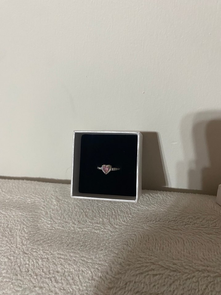 Pembe Taşlı Pandora Kadın Yüzük - Görsel 2