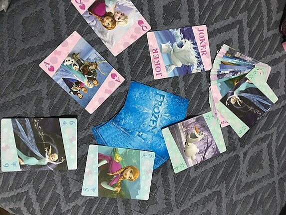 Frozen Karlar Ülkesi Kart Oyunu