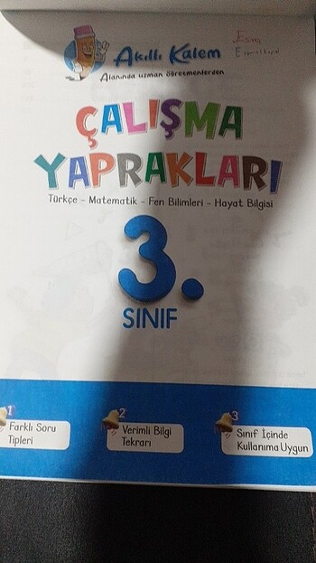 3.Sınıf çalışma kitabı - Görsel 2