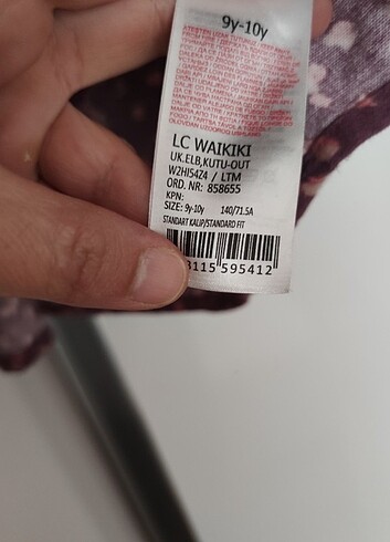 9 Yaş Beden Kız çocuk elbise