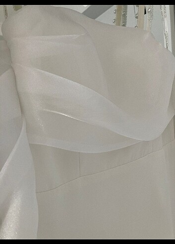 42 Beden beyaz Renk Nişan nikah elbisesi