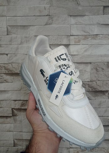 Lacoste Erkek Beyaz Bağcıklı Spor Ayakkabı - Görsel 3