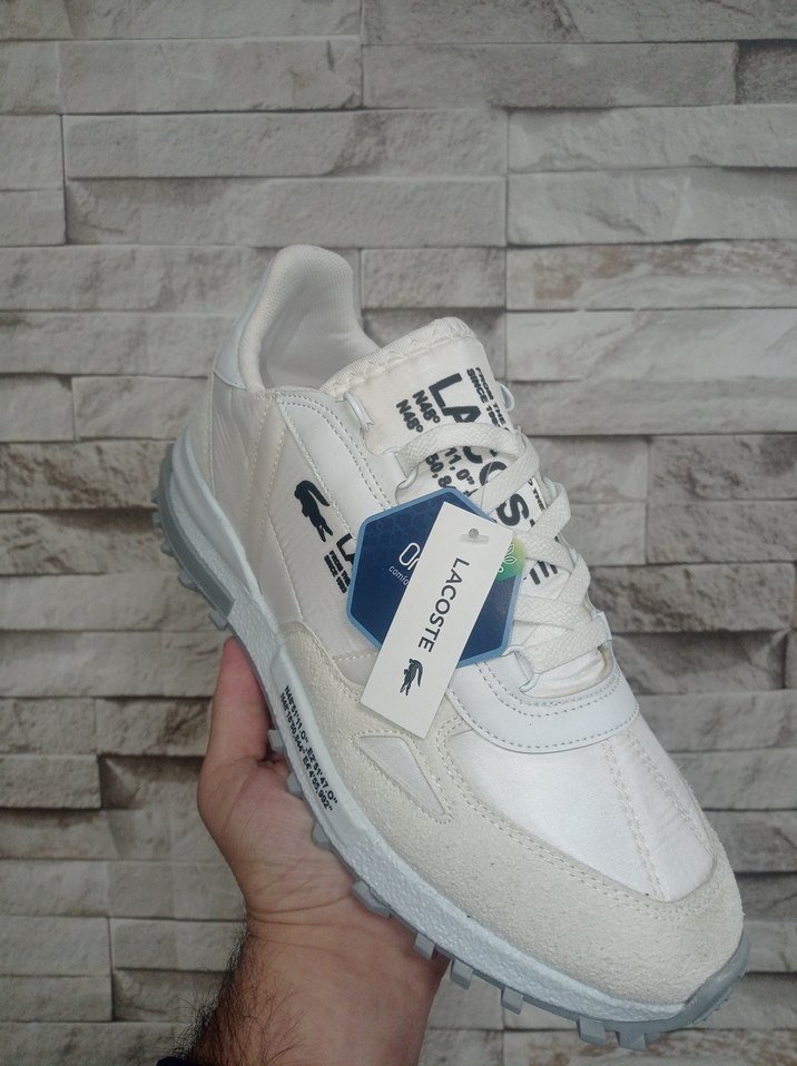 Lacoste Erkek Beyaz Bağcıklı Spor Ayakkabı - Görsel 3