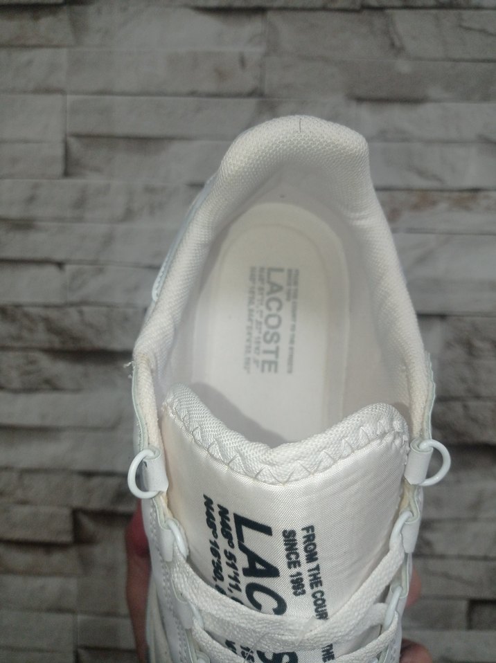 Lacoste Erkek Beyaz Bağcıklı Spor Ayakkabı - Görsel 4
